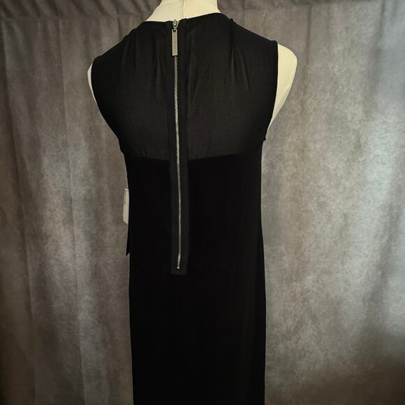 Kensie Black Sheer Formal Overlay Dress with Slip illusion neckline– Size 4 - Picture 8 of 11